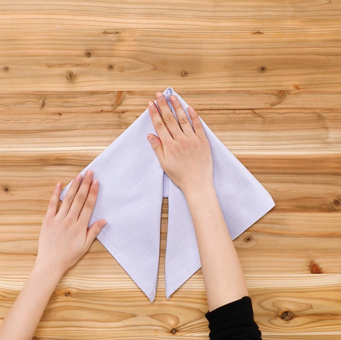 Як скласти із серветки метелика